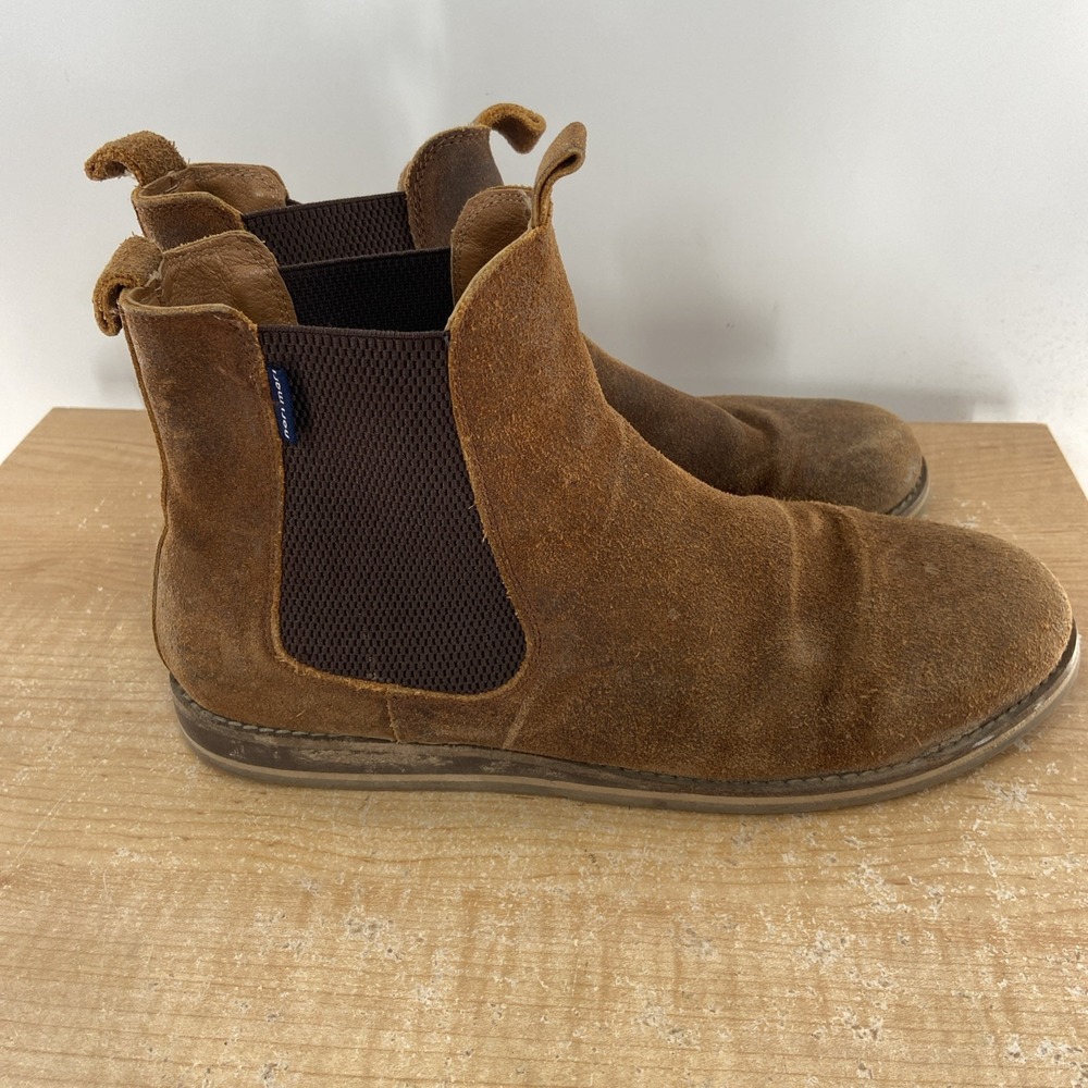 HARI MARI Brown Suede Chelsea Boots Men's Size 11 Made In Mexico